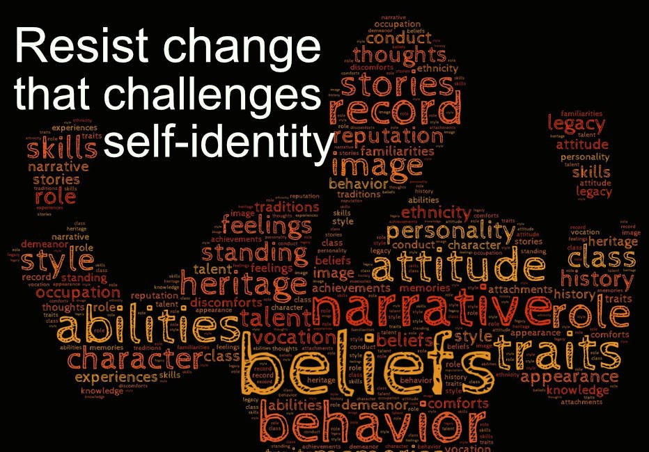 People Resist Change That Affects Their Self-Identity